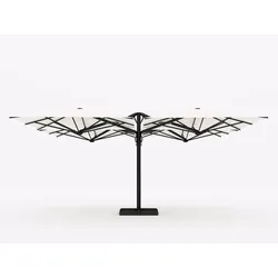 Scolaro Ampelschirm Astro Quattro 500x500cm (quadratisch) - Natur
