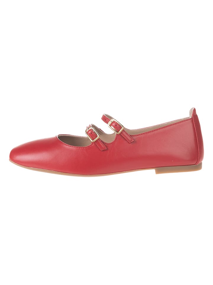 Unisa Leder-Ballerinas in Rot - 38