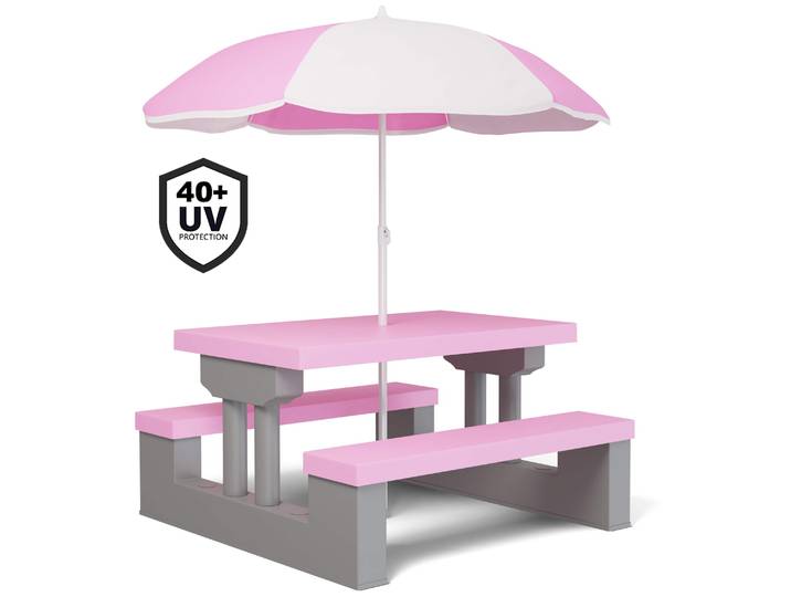 SPIELWERK Salon de jardin pour enfants Rose