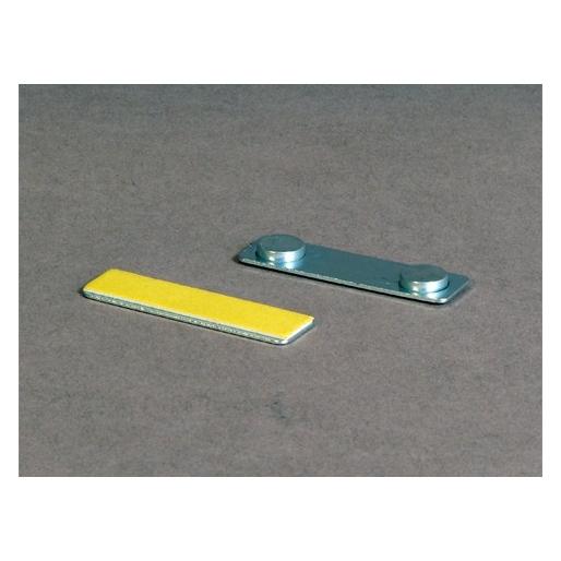 Artdev card holder for plastic cards with magnetic fastening, e.g. as a name tag, pack of 50 (KARTEN-HALTER)