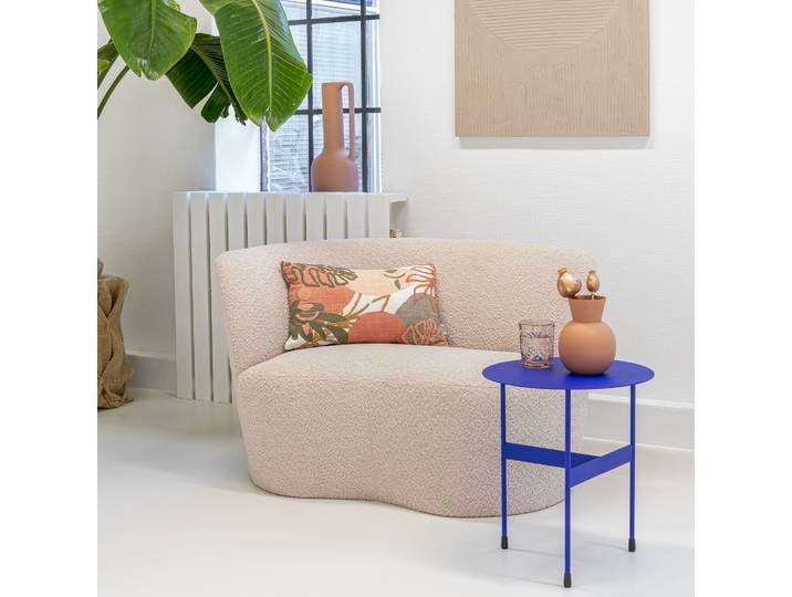 Beistelltisch SPINDER DESIGN MIRA HIGH , blau (ultramarine, ultramarine, ultramarine, ultramarine, ultramarine, ultramarine), B/H/T: 45cm x 50cm x 45cm, Tische, Beistelltisch, Beistelltisch aus Stahl