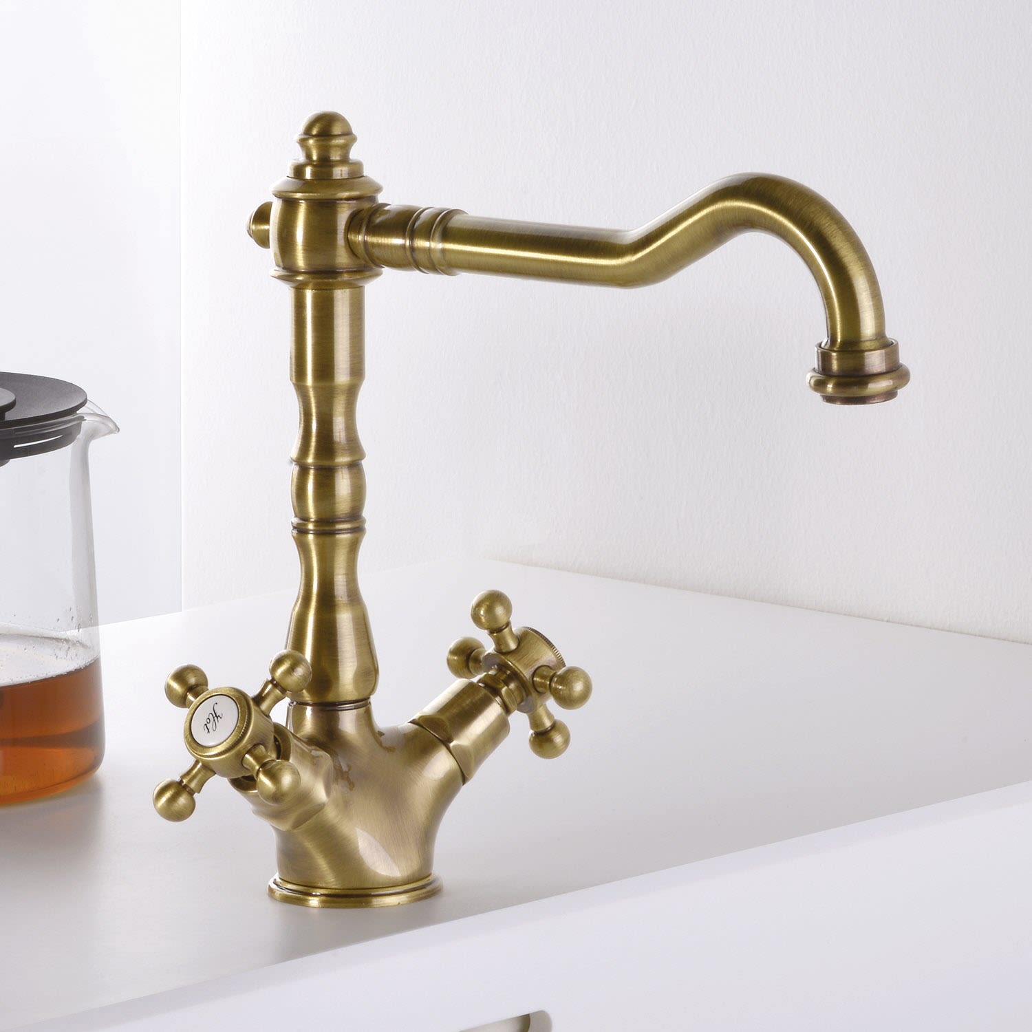 Kronenbach IOTA 2.0 two-handle sink faucet 54914BRKB
