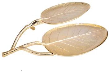 "Alice Pazkus 14.5""L Leaf Relish Dish"