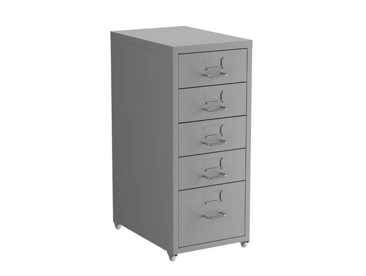 Korpus CUBIX 5 Schubladen grau