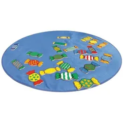Beleduc, Spielteppich + Spielmatte, XXL Candy (32.30 x 32.30 cm)