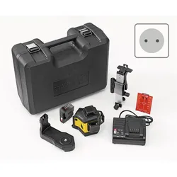 Stabila Multilinien-Laser LAX 600, 12-V 7-teiliges Set, mit Akku und Ladegerät