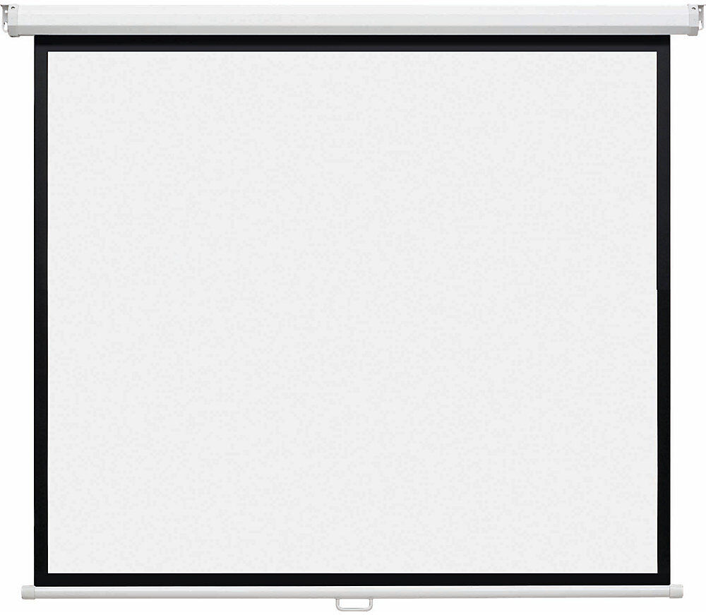 Rollo-Leinwand, Polyester / PVC-beschichtet, mattweiß, Bildflächen-BxH 2400 x 1800 mm magnetoplan