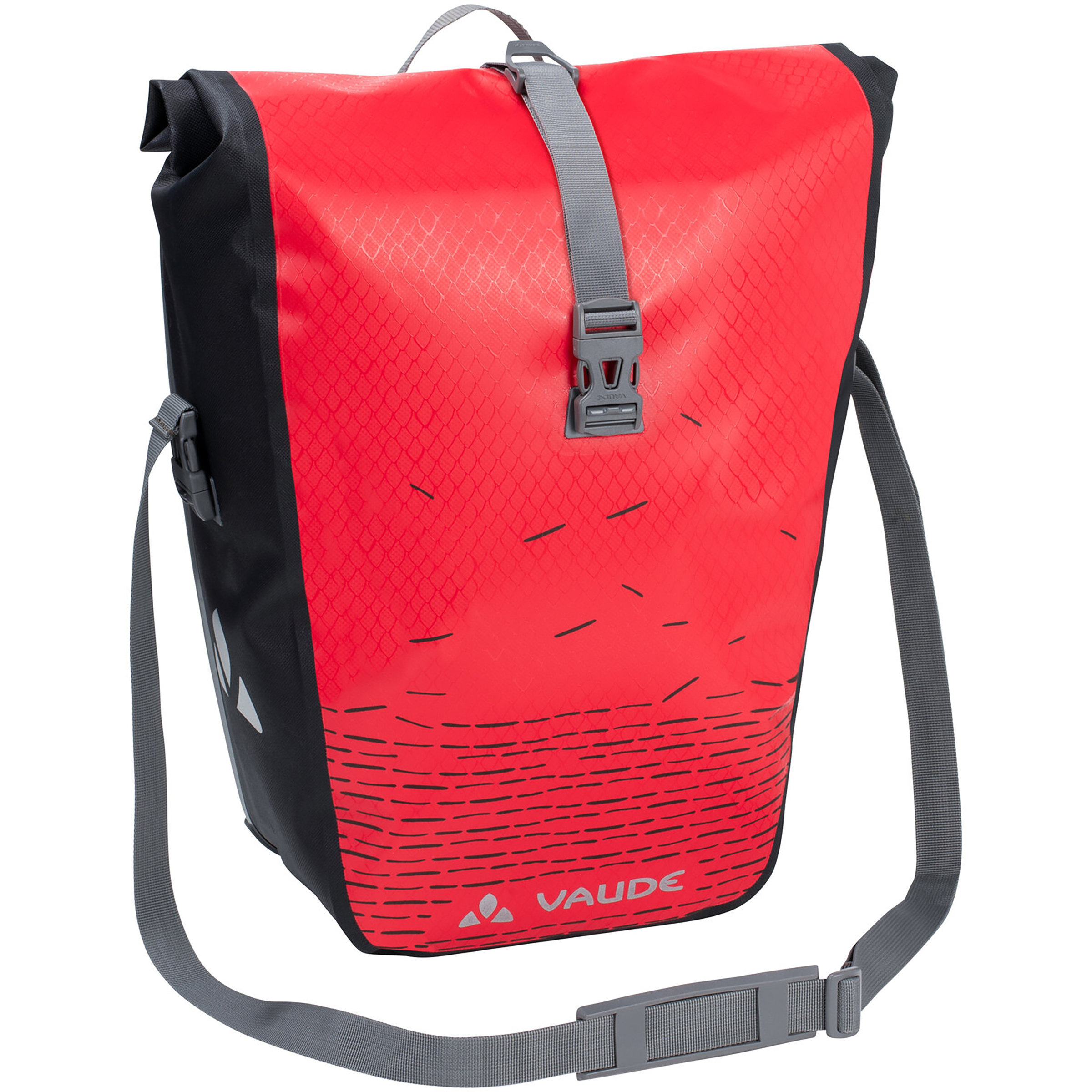 Vaude Aqua Back Luminum Single Radtasche Fahrradtaschen rot Größe 24L Bikepacking | Commuting Wasserdicht