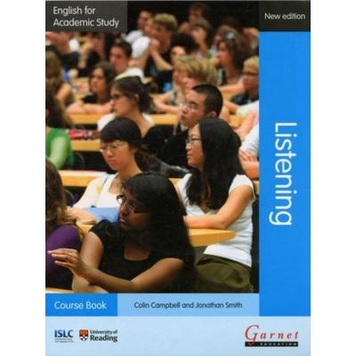 English for Academic Study: Listening Course Book with AudioCDs - Edition 2, Gebundene Ausgabe von Colin Campbell, Garnet Publishing,
