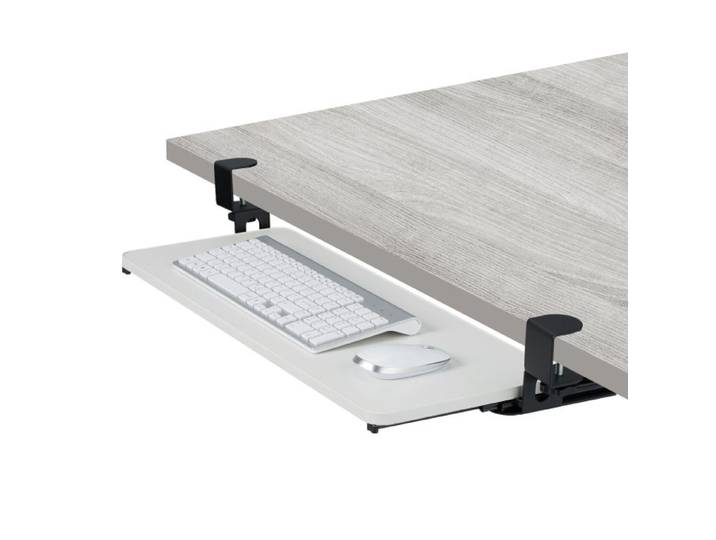 Relaxdays Ausziehbare Tastaturablage zum Klemmen