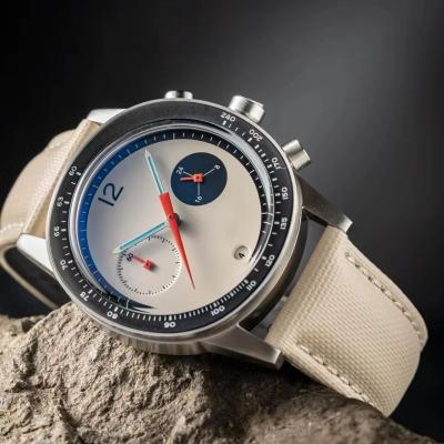 Inspired Finds CILOA Elegant Automatic Mechanical Watch For Men Waterproof Luxury Leather Business Wristwatch white