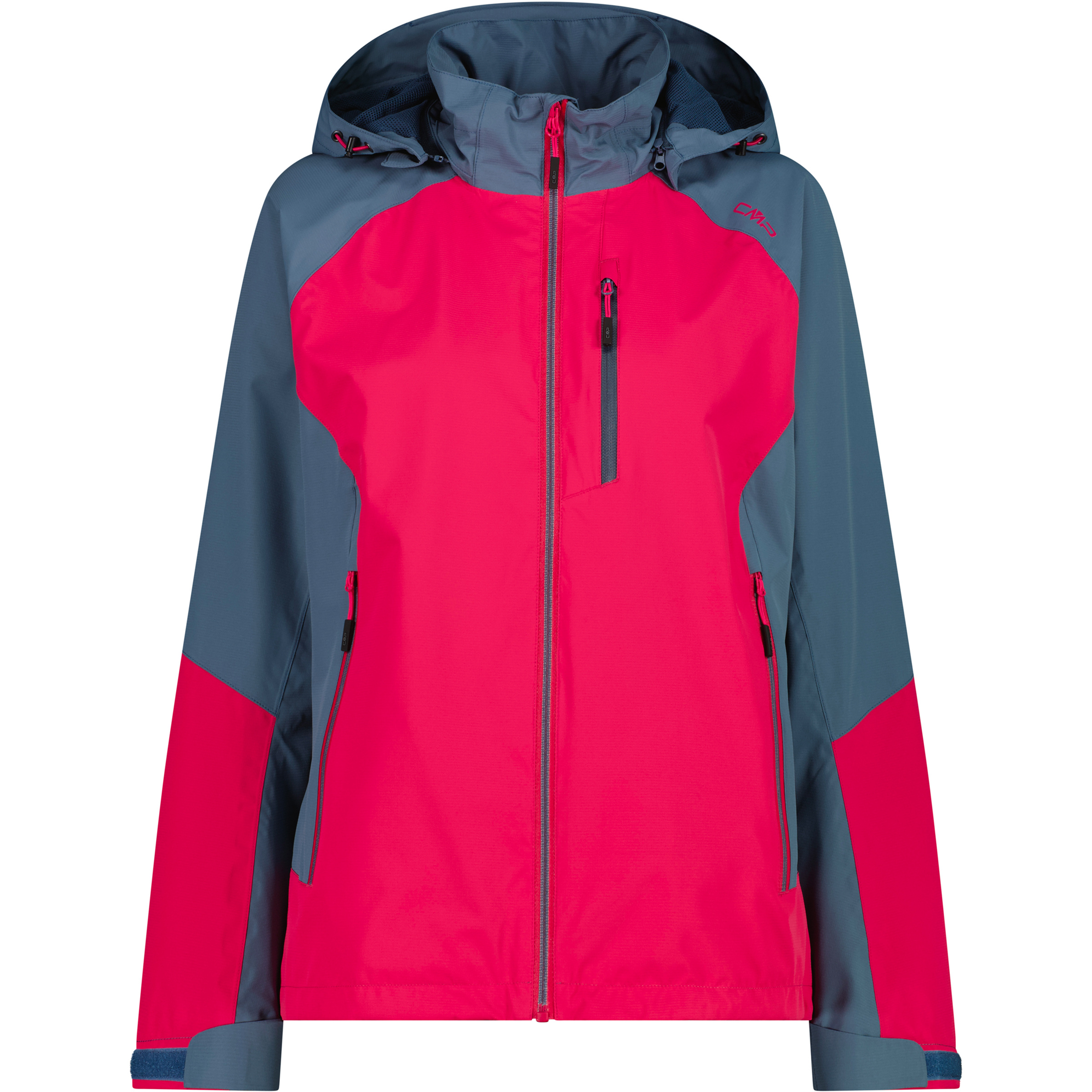 CMP Damen Regenjacke pink Größe L Camping Winddicht Wasserabweisend