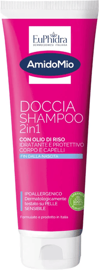 EuPhidra AmidoMio Doccia Shampoo 2in1 Pelle Sensibile 250 ml