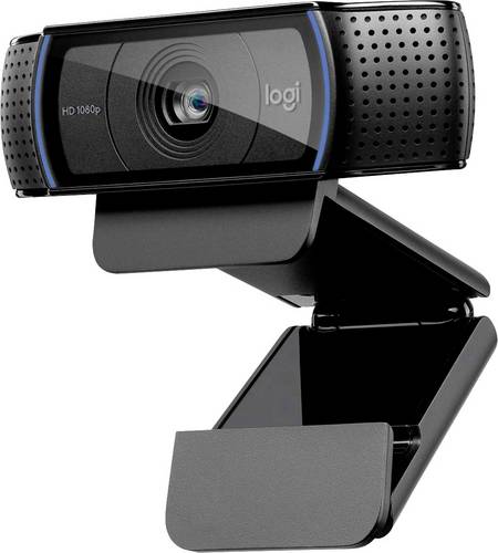 Logitech HD Pro C920 Full HD-Webcam 1920 x 1080 Pixel Klemm-Halterung