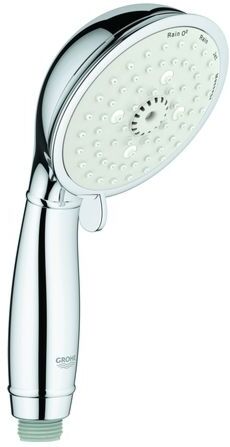 Grohe Tempesta Rustic 100 Handbrause 26085001 chrom, 4 Strahlarten