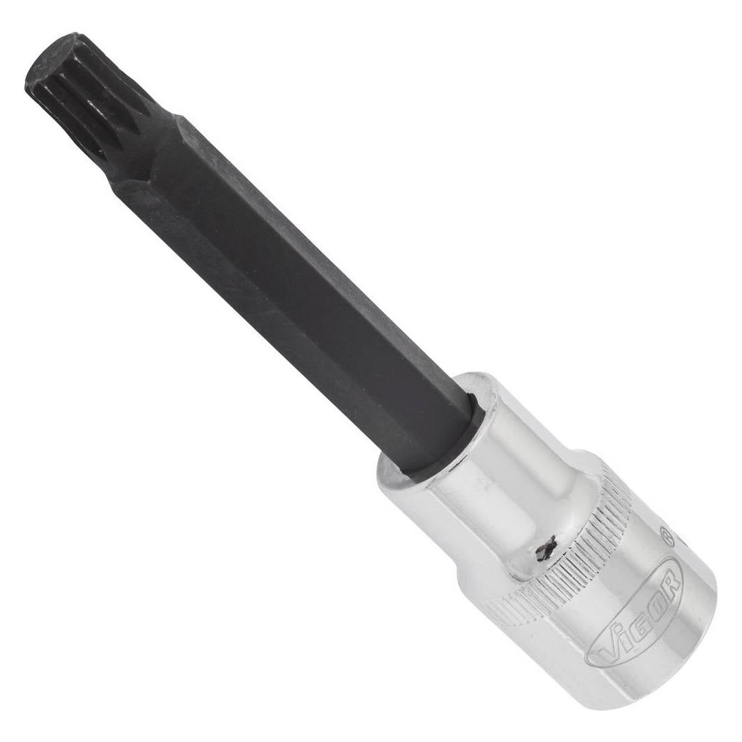 Vigor Innenvielzahn Schraubendreher-Einsatz (XZN) V2060 Vierkant12,5 mm (1/2 Zoll) Innen Viel... (V2060)