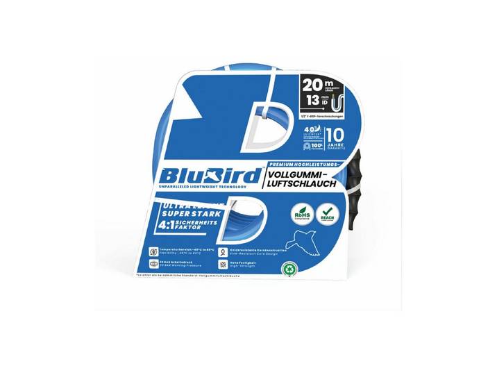 RIEGLER Schlauch Riegler Werkstattschl.-Set »BluBird«, Schnellverschlusskpl., Ø20x13, 2