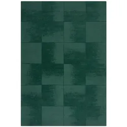 WOLLTEPPICH SID, geometrisch, Grün, 160 x 230 cm