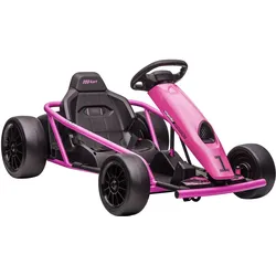 ELEKTRO-GO-KART Kunststoff Metall Rosa