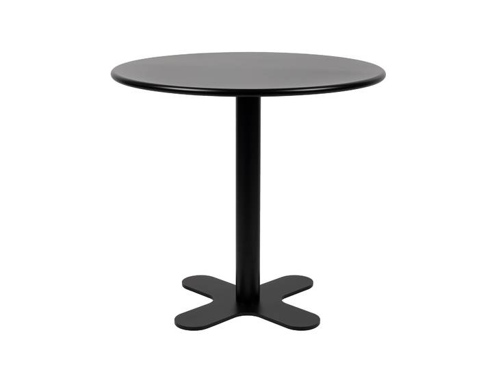 Bistrotisch Zuiver Sanjay 80x80 cm, Schwarz, Rund, Neu Tisch - Perfekt für Café und Bistro