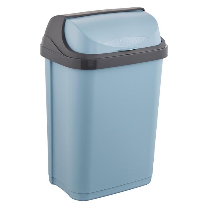 Aptel Waste bin with rotating lid 10L Rasmus 25 5x19x39cm blue 4052396104639 (10 l) (KEEEPER)
