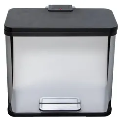Hailo ProfiLine, Abfalleimer, Silber
