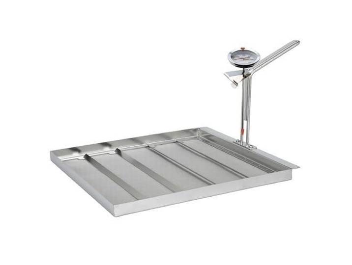 Fritteusen-Filter 13,75 Zoll Edelstahl, 550 Micron Öl-Sieb Mit Griff Hochwertiges Edelstahl-Mesh, präzise 550-Mikron-Filterung, abnehmbarer Griff, langlebige Qualität,(Af45+food Thermometer)