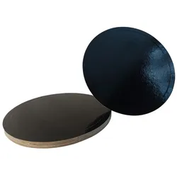 Kuchenboden Schwarz Ø 30cm x 3mm 10 Stück