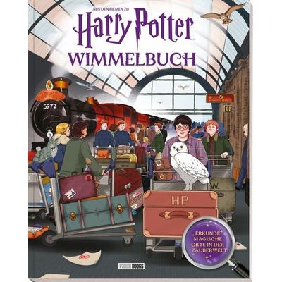 Aus den Filmen zu Harry Potter: Wimmelbuch - Erkunde magische Orte in der Zauberwelt!, Gebundene Ausgabe von Violet Tobacco,Samantha Swank, Panini,