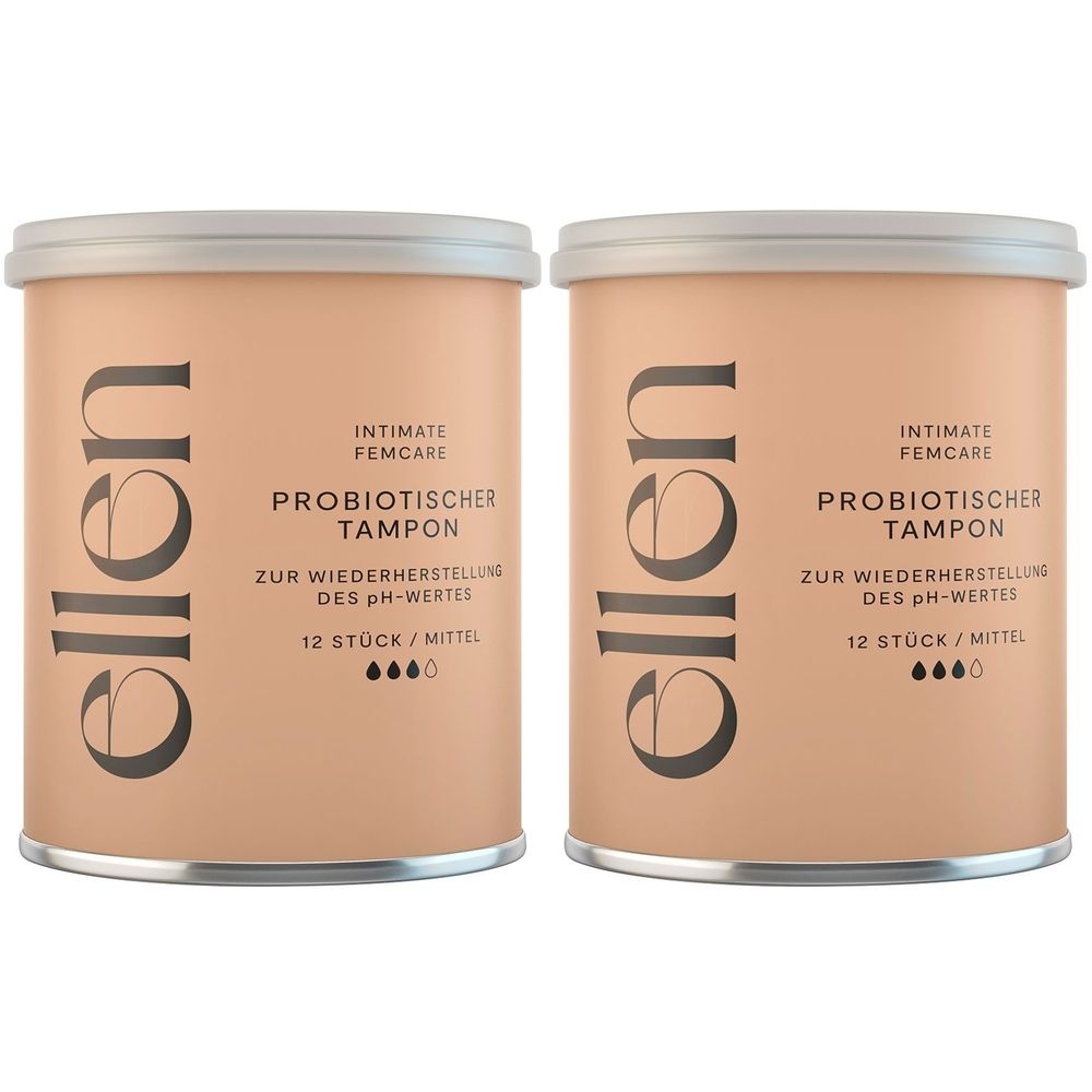 Ellen Probiot Tamp Mittel x2 2x12 St Tampon