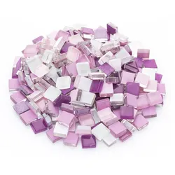 Softglas-Mosaik, Lilatöne, 10 x 10 mm, 200 g