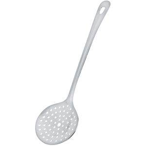 Fackelmann Schaumlöffel Lara, 24355, Edelstahl, 32cm, Ø 10cm, spülmaschinengeeignet silber