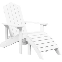 vidaXL, Gartenstühle, Lerchenau (2x Sessel + 2x Fussstütze)