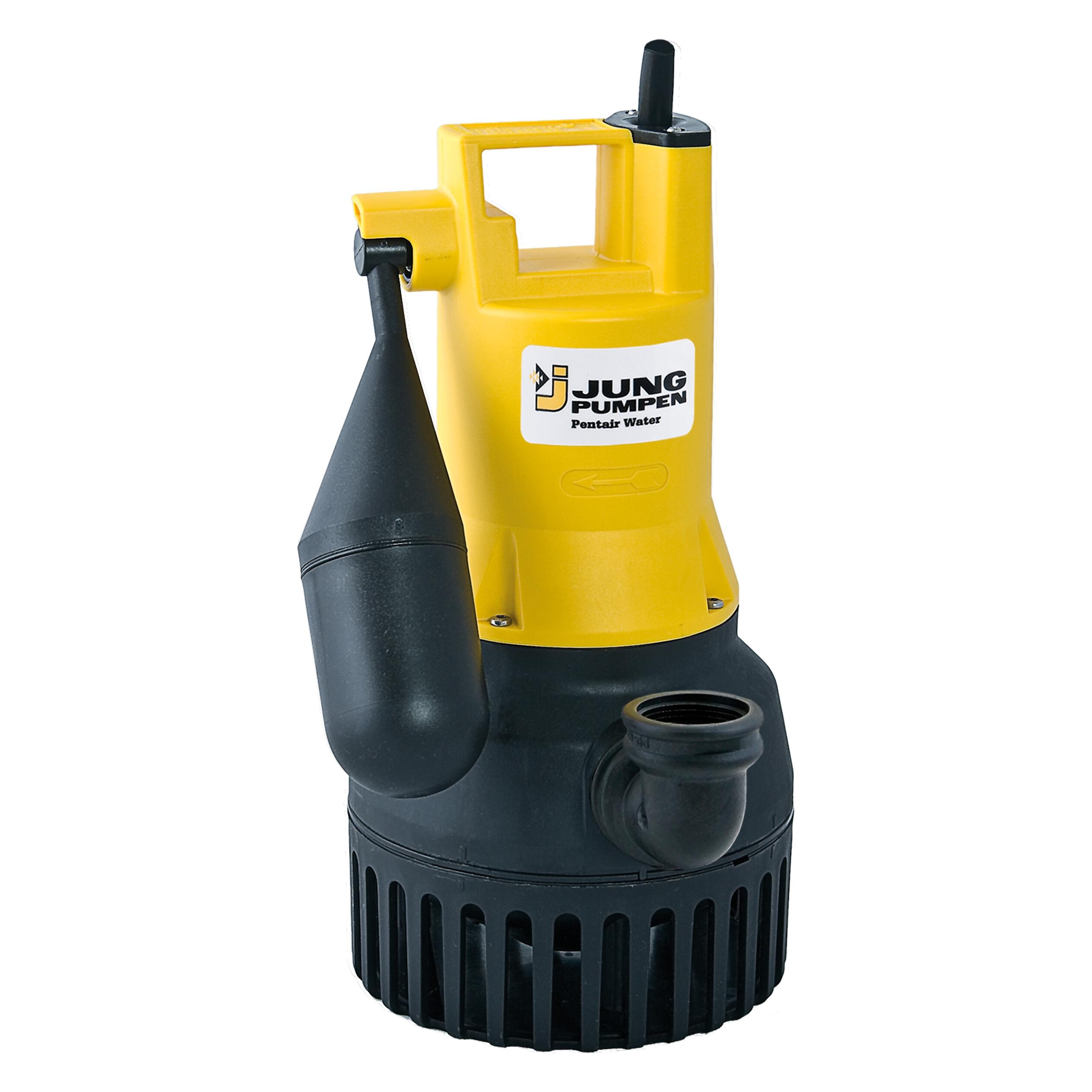 JUNG Drainagepumpe U 6 K ES, 4 m Leitung, Schaltung, 230 V (Schmutzwasserpumpe) (JP00227)
