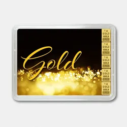 Goldbarren 5g "Gold statt Geld" (Flip)