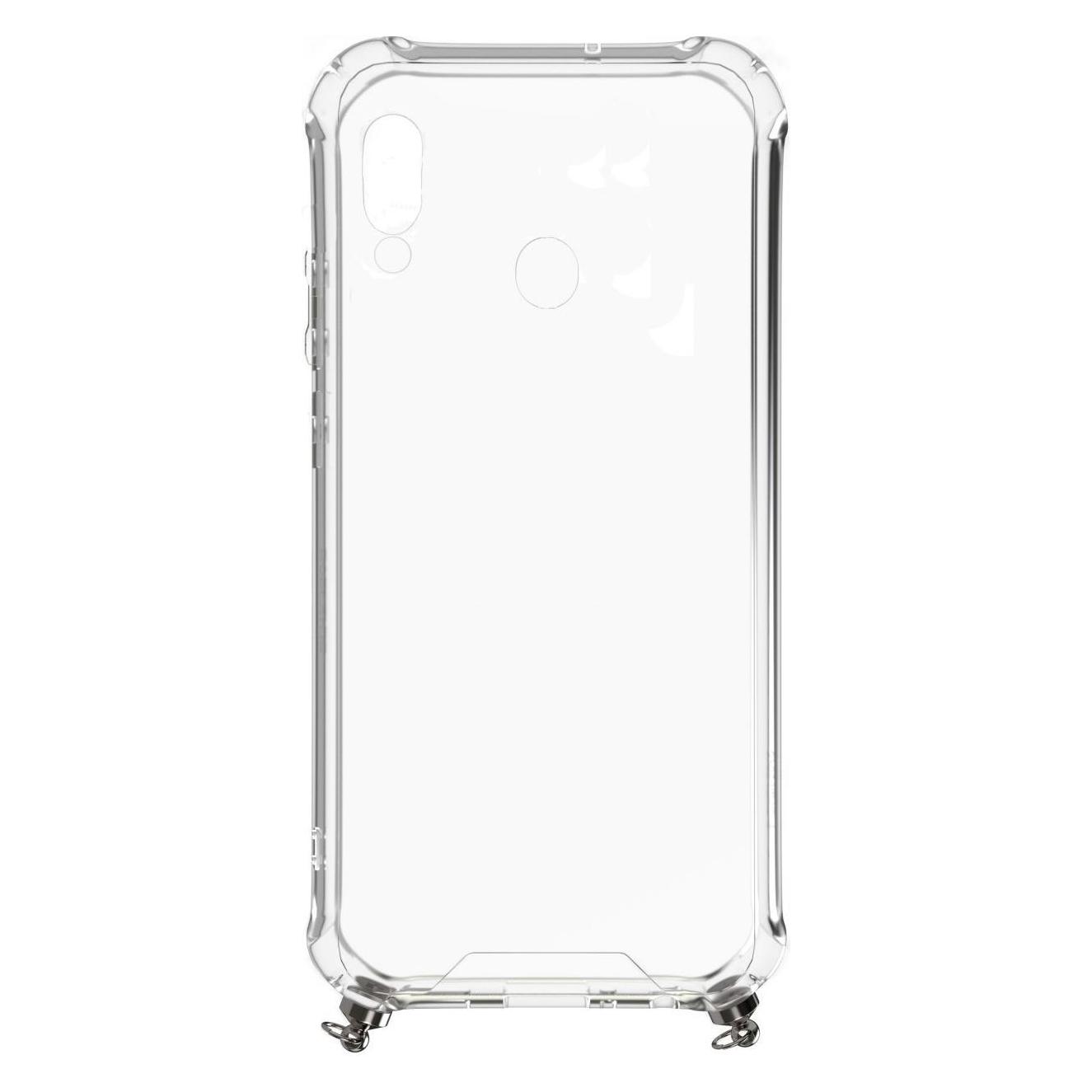 Evelatus Galaxy A20e Silicone TPU Transparent with Necklace Strap (EVELATUS)