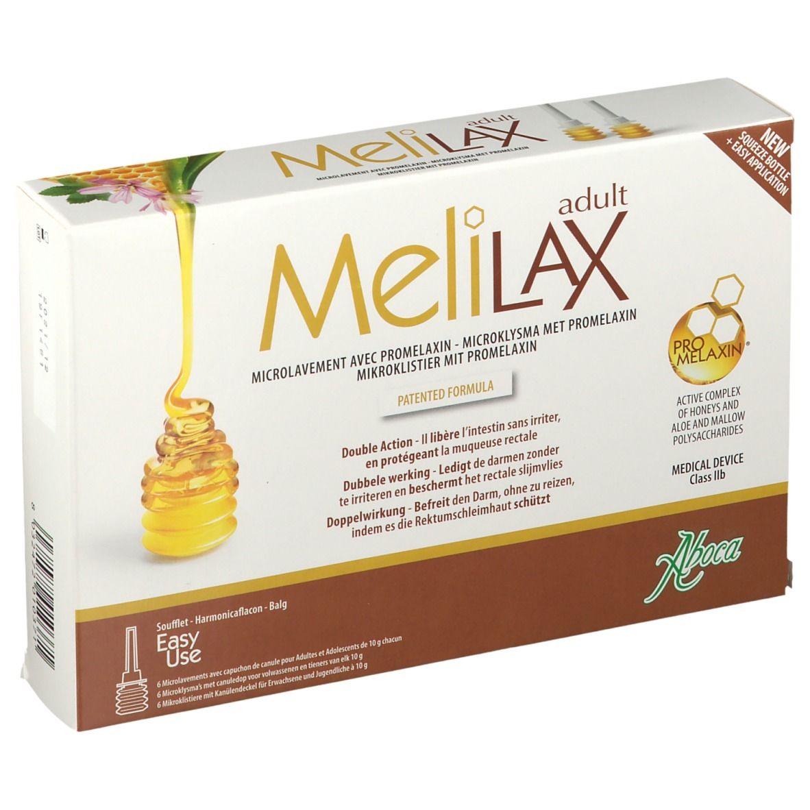 Aboca Melilax Microklysma 6x10 g Klistiere