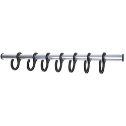 ProPlus 362085 Zeltkleiderhaken Leiste mit 7 Haken Zeltgarderobe