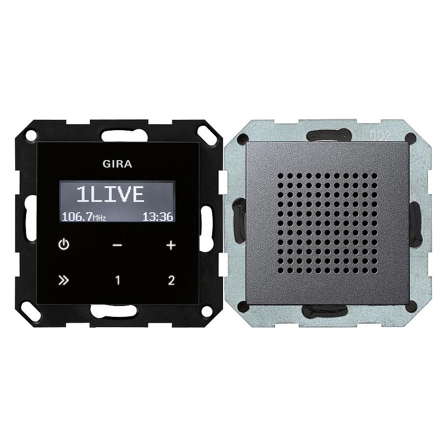 Gira Radio UP RDS anthrazit 228028 System 55 (FM) (228028)