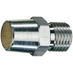 Elmag, Zubehör Druckluftwerkzeug, Dämpferdüse mit Sintereinsatz, AG M12x1,25
