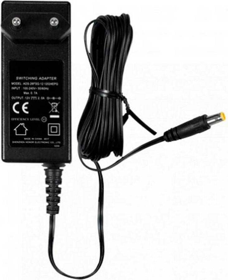 MB 12V DC 12V 2A oplader met EU-stekker