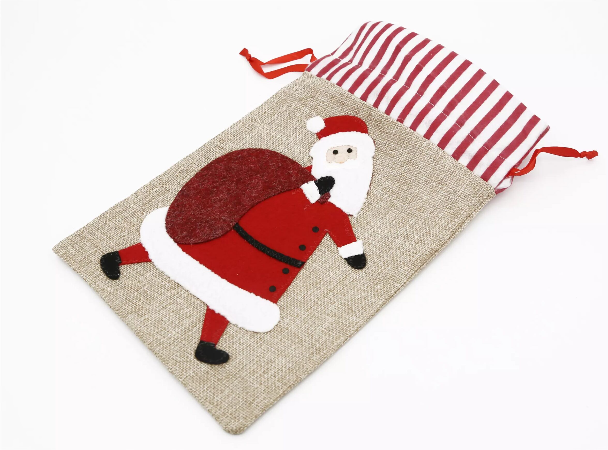 INF Petit sac cadeau de Noël avec le Père Noël