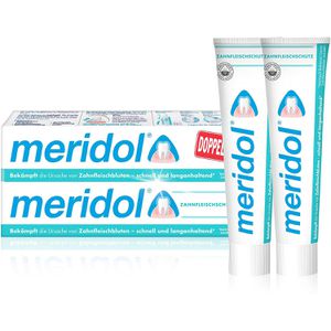 Meridol Zahnpasta Zahnfleischschutz, antibakteriell, je 75ml, 2 Stück