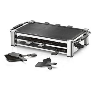 Rommelsbacher Raclette-Grill Fashion RCC 1500, für 8 Personen, 1500 Watt, mit gerillter Grillplatte