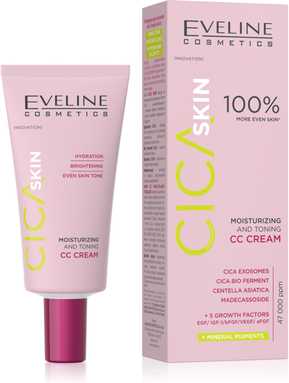 Eveline Moisturizing Toning CC Cream Cica Skin 30 ml