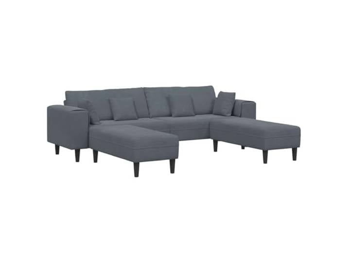 vidaXL Sofa 3 STK. Dunkelgrau Samt