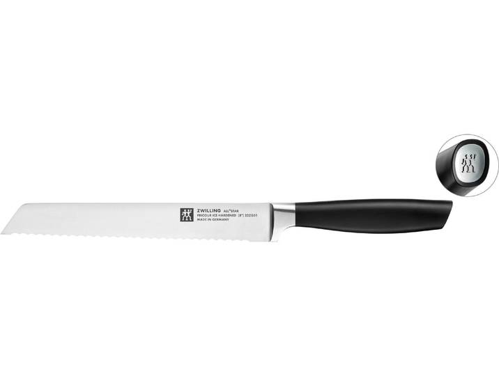 Kochmesser ZWILLING All Star 20 cm , schwarz (silberfarben, schwarz, silberfarben), Edelstahl, Stahl, Kochmesser, Kochmesser