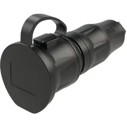PCE 24731-ss Schutzkontaktkupplung DB fb LED IP54 schwarz Serie TopTaurus2 24731ss