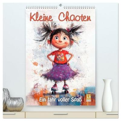 Kleine Chaoten (hochwertiger Premium Wandkalender 2027 DIN A2 hoch), Kunstdruck in Hochglanz