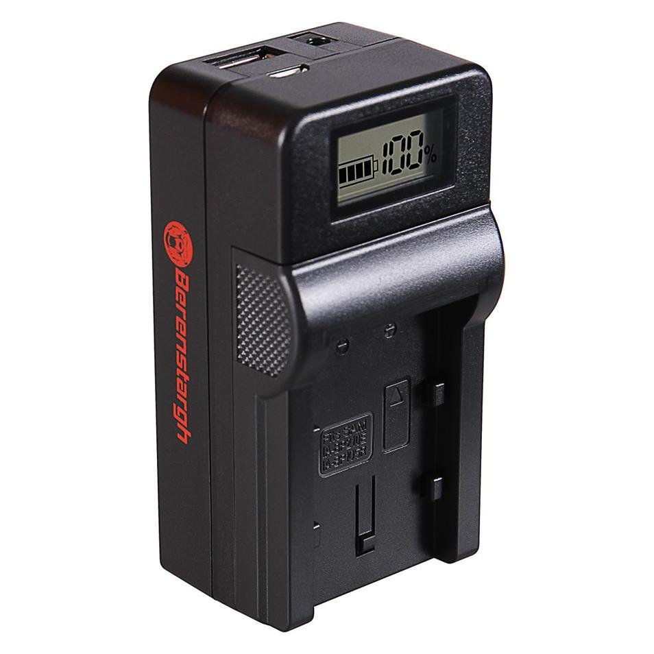 Berenstargh Synchron USB Ladegerät f. Samsung IA-BP210E HMX HMXH203 HMX-H203 IA-BP210E SMX SMXF40 (Kamera Akku Ladegerät) (61064178)